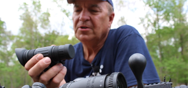 inspecting hunting optic