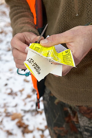Hunting License and Deer Tags