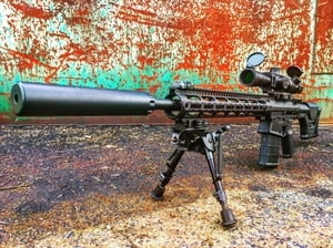 .308 AR With Colorful Background