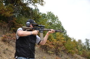 Shooting with an ar15 trigger