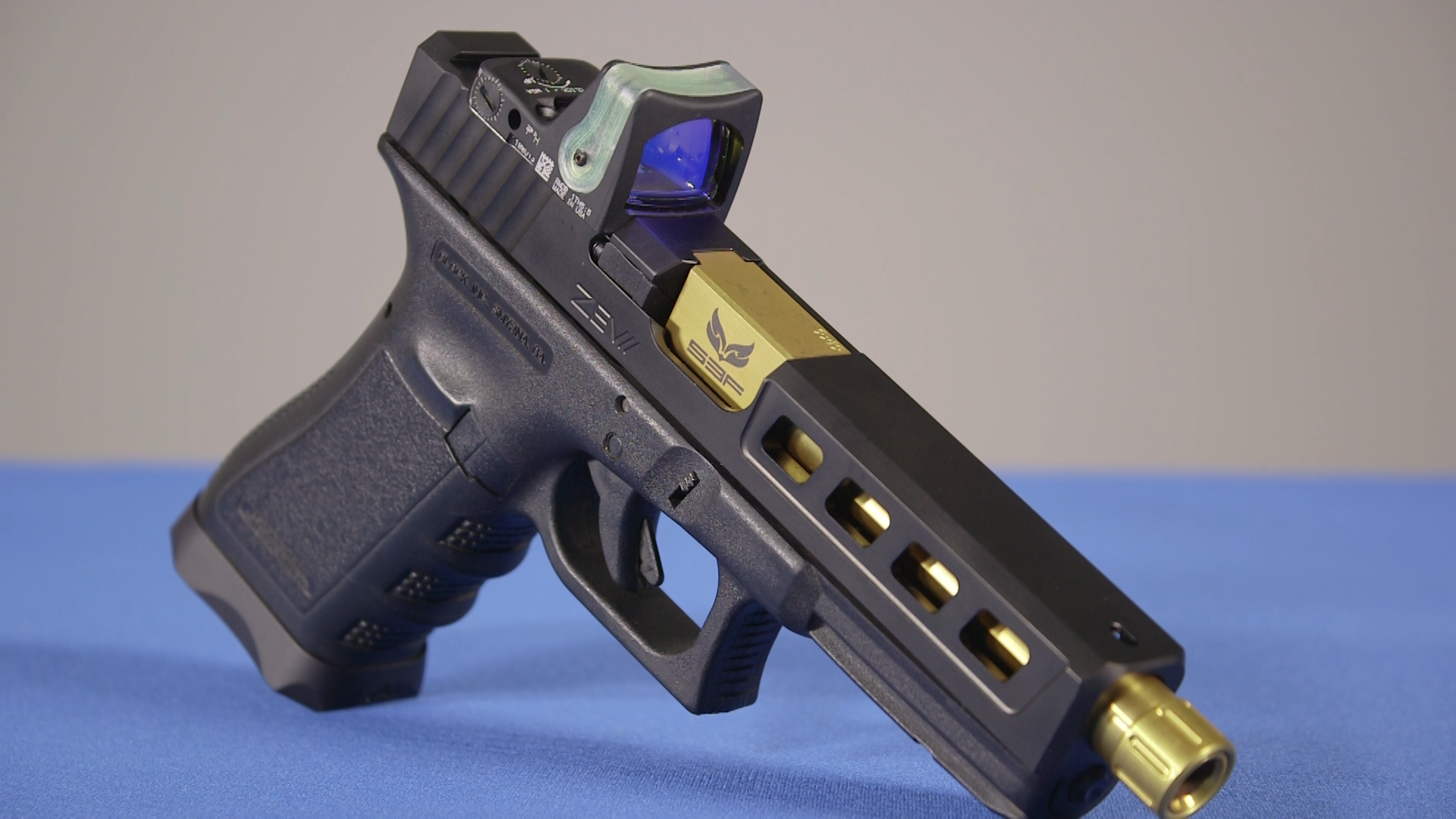 Red Dot Sight on ZEV Technologies Glock Slide