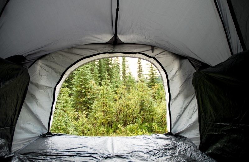 Avalanche clearance backpacking tent