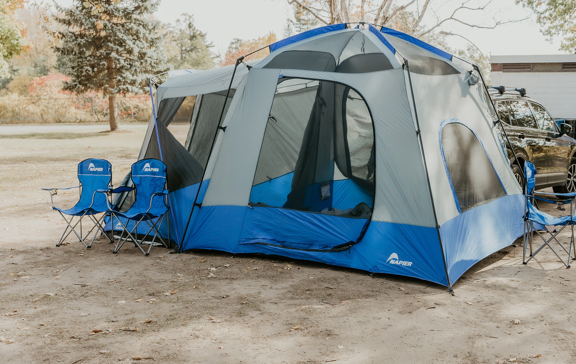 Napier Sportz SUV Tent w/Screen Room, Blue/Gray, 84000