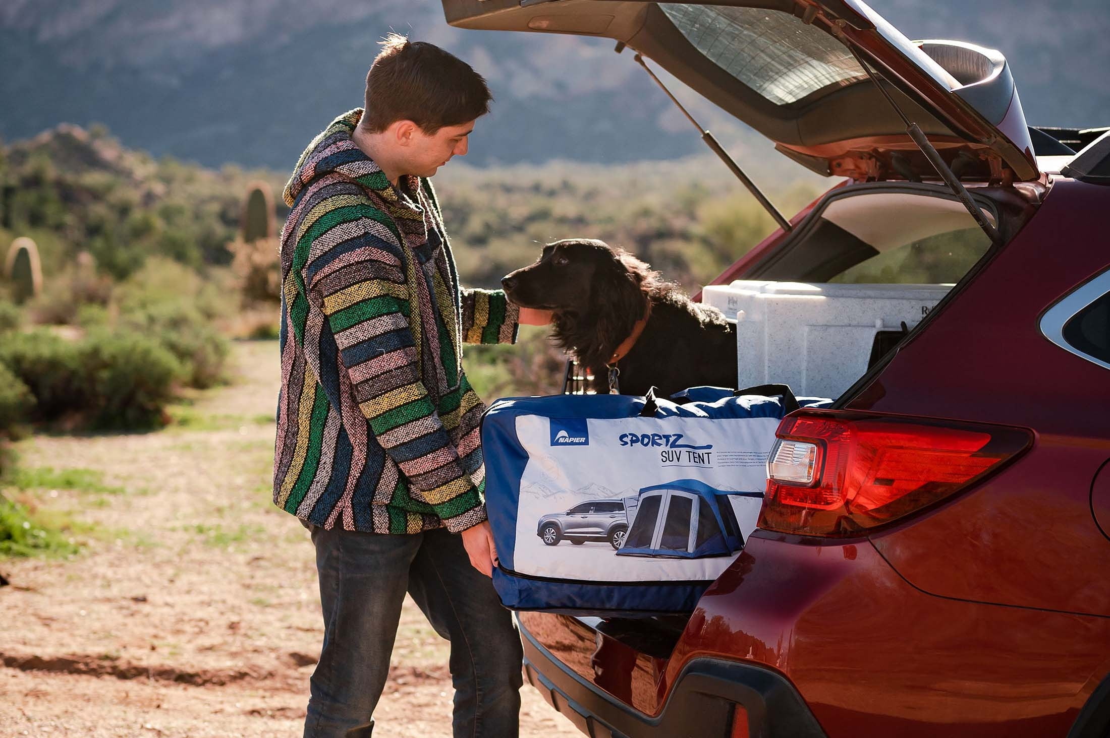 Napier Sportz SUV Tent w/Screen Room, Blue/Gray, 84000