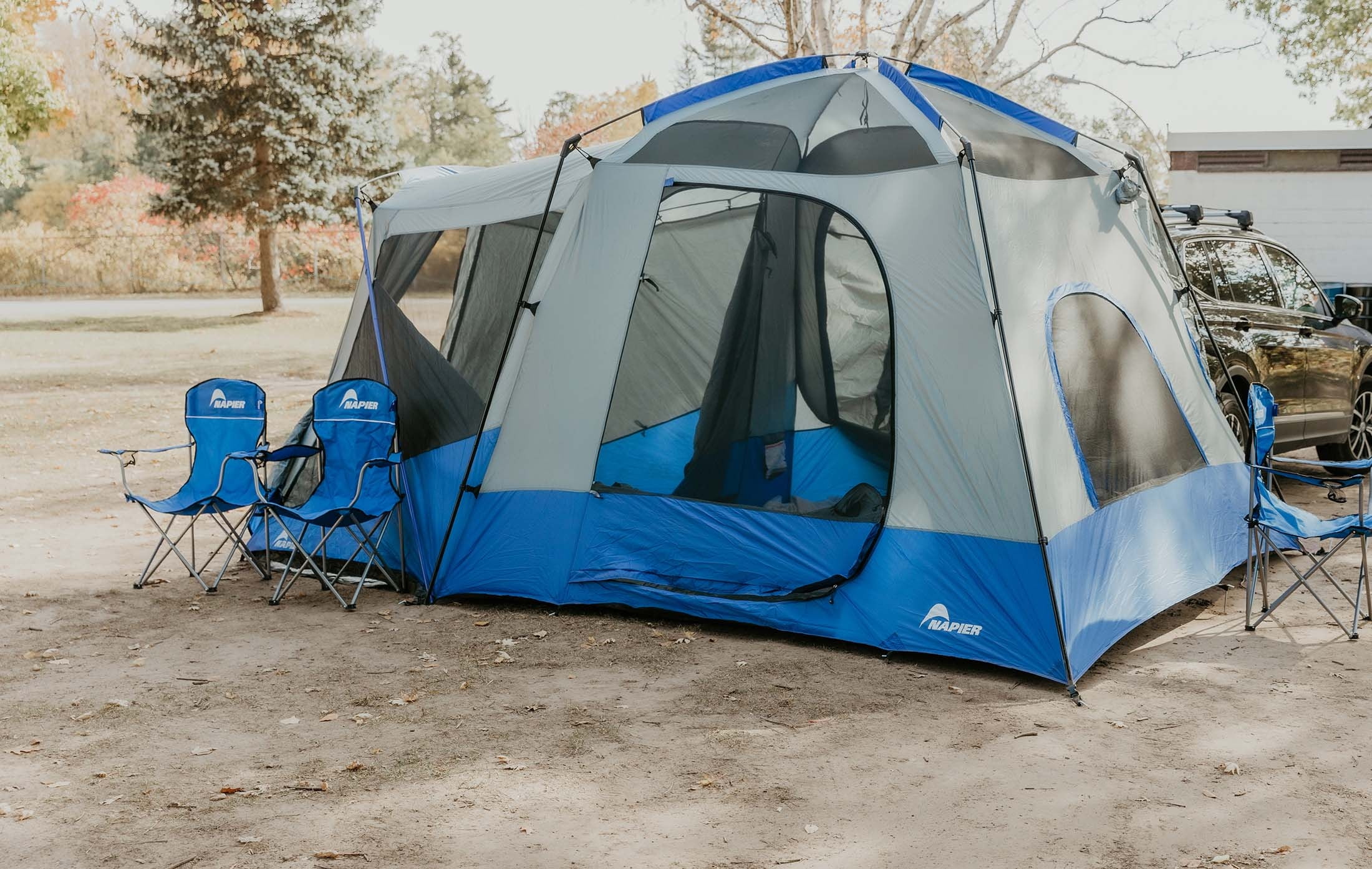 Napier Sportz SUV Tent w/Screen Room, Blue/Gray, 84000