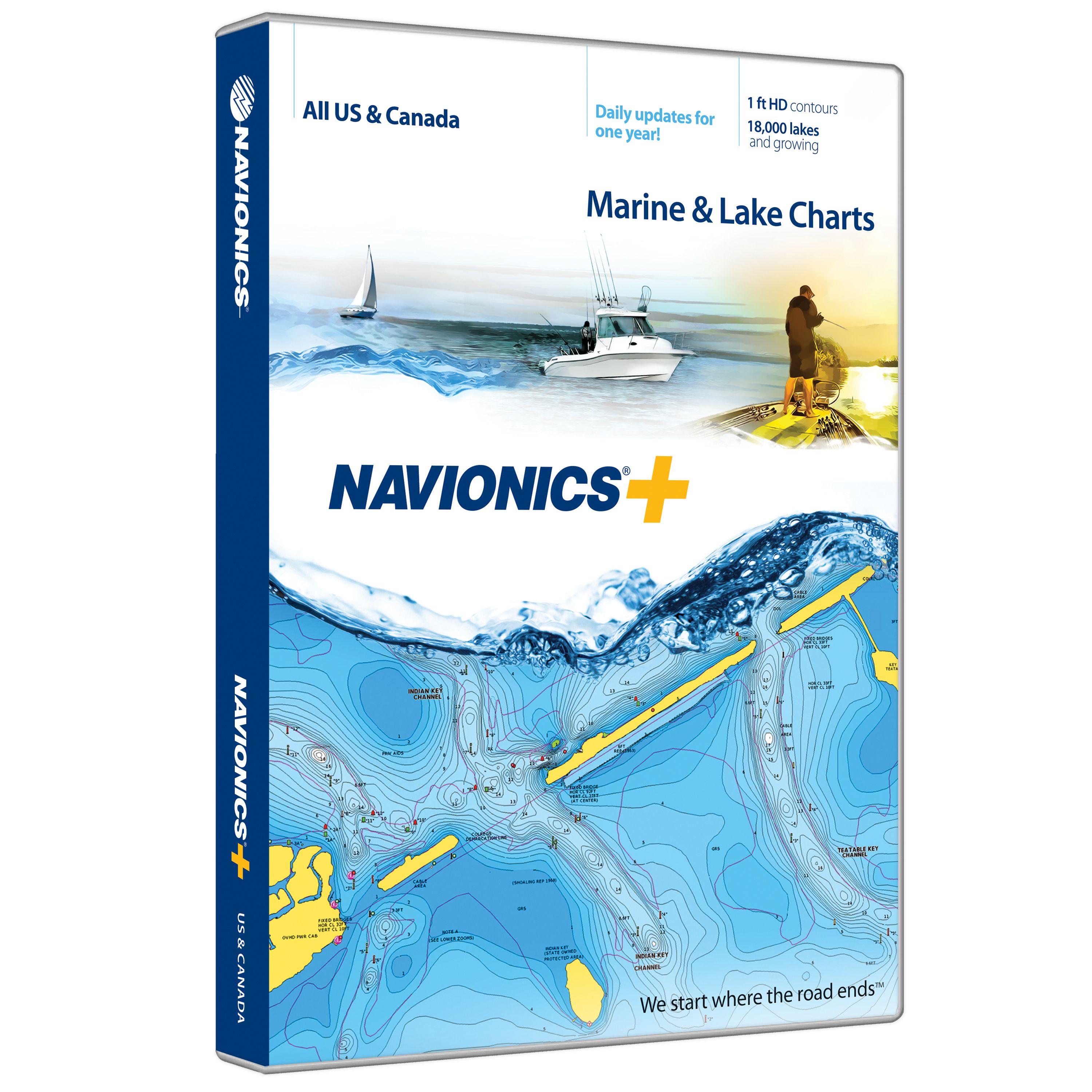 Navionics Navionics+ US Charts, SD Card, New Cust., New Condition MSD