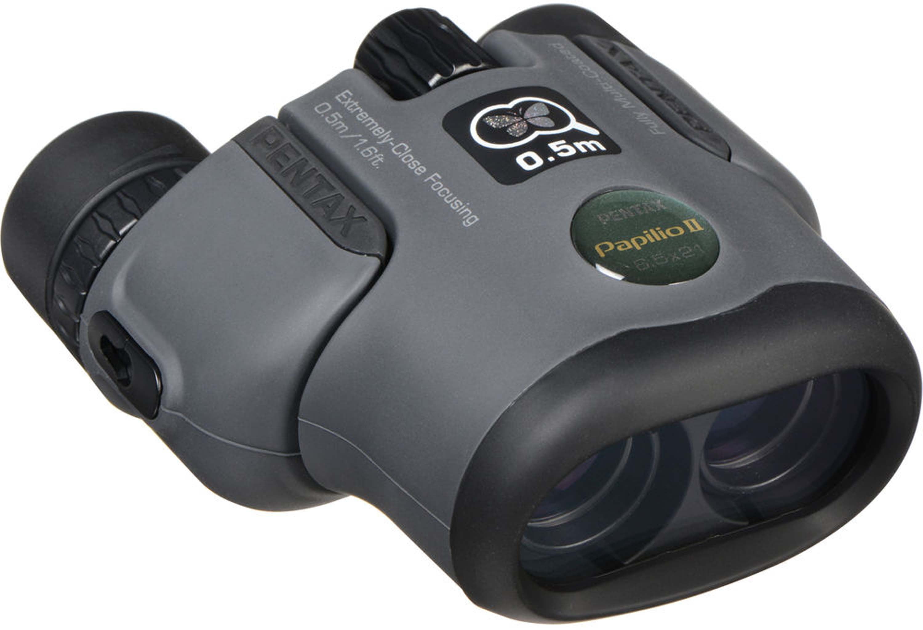 Pentax U-Series Short Distance Papilio II 6.5x21 Binocular, Black 62001