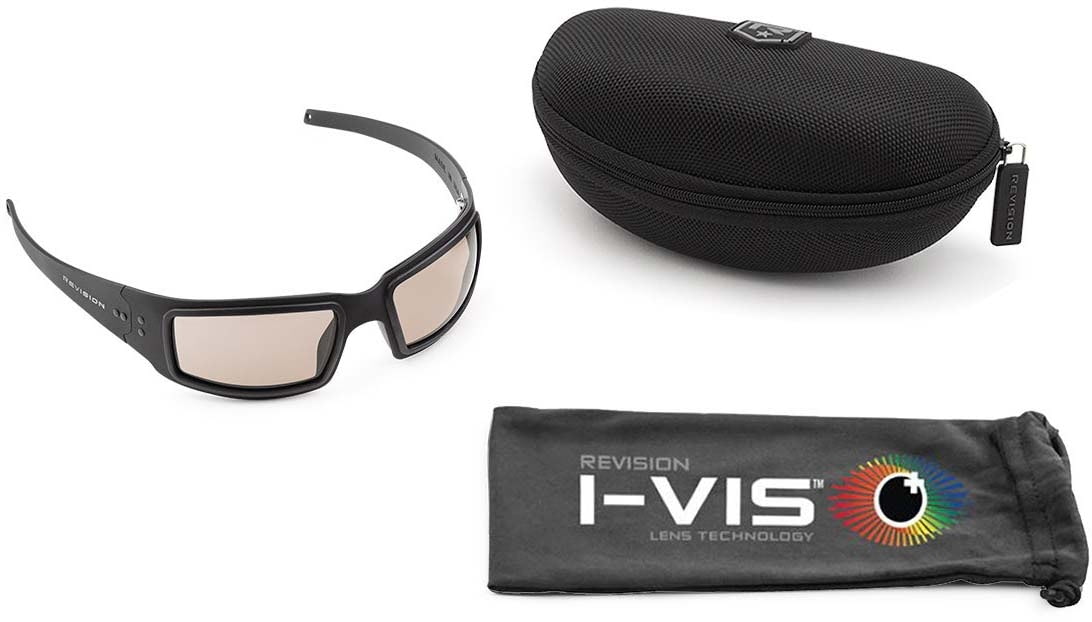 Revision Speed Demon Sunglasses Basic Kits Black Frame Umbra Lens 4-0756-0006