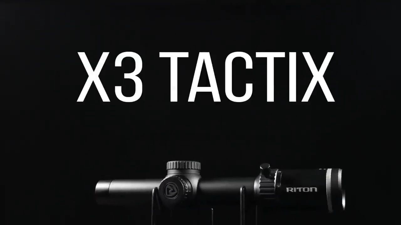 opplanet riton optics x3 tactix 1 8x24mm rifle scope video