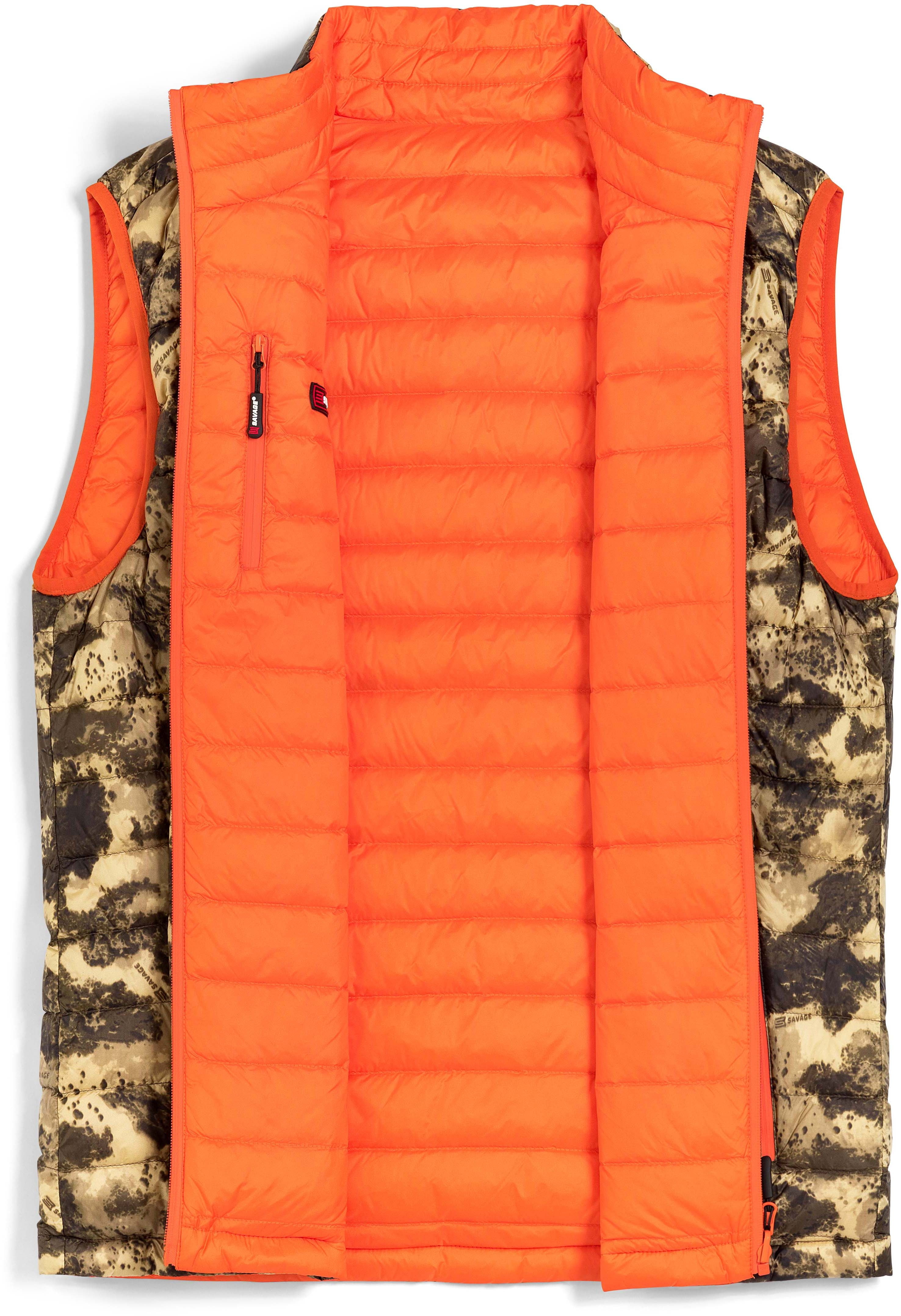 Savage Arms Reversible Duck Down Vest-Men's