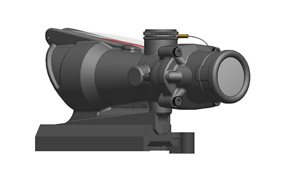 Trijicon 4x32 ACOG Scope Dual Illuminated Red Horseshoe/dot M855 RCO 100582  for sale online | eBay