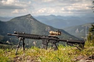 Trijicon ACOG RMR Rifle Scope Mounted on an AR