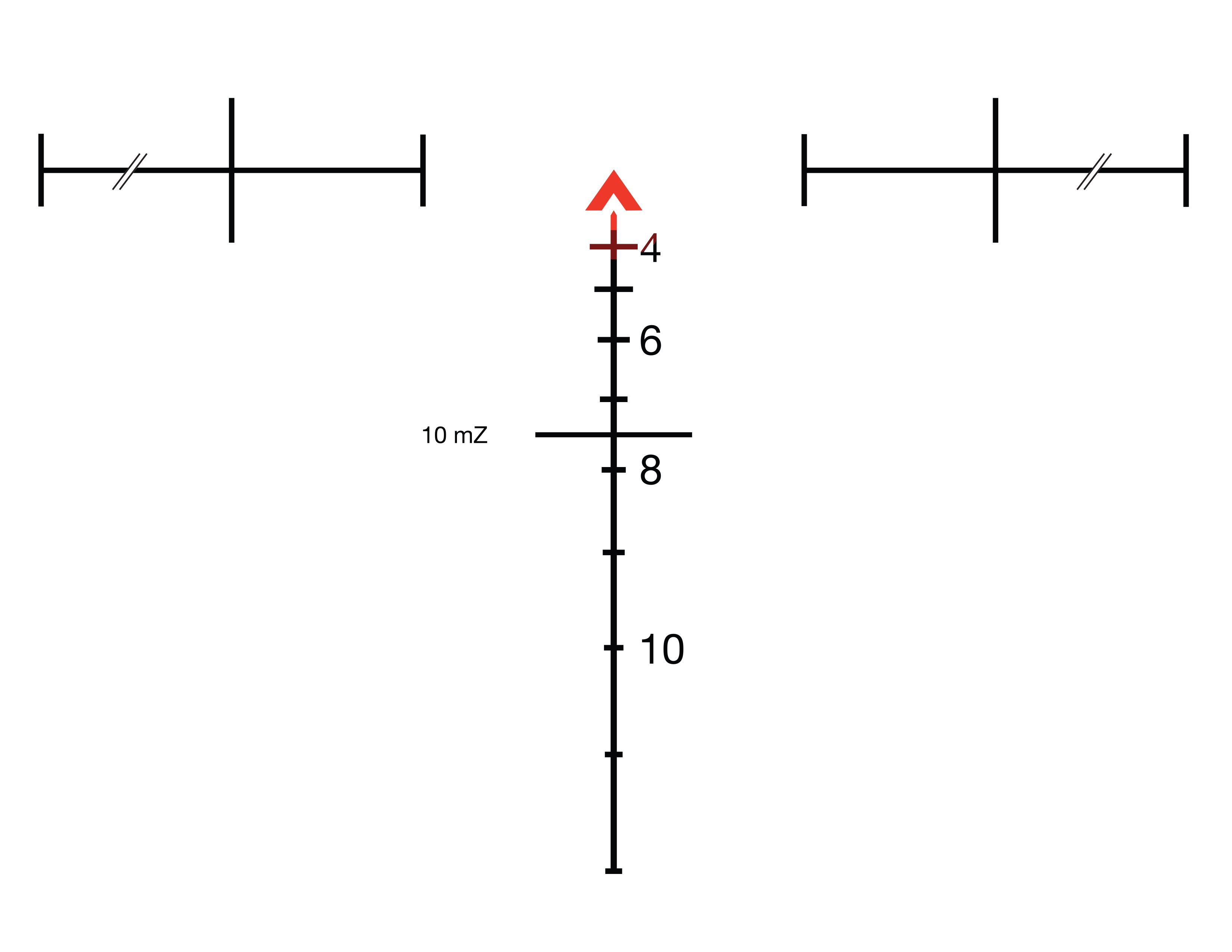 TRIJICON 6X48 ACOG Rifle Scope, Dual Illuminated Red Chevron .308 : ...