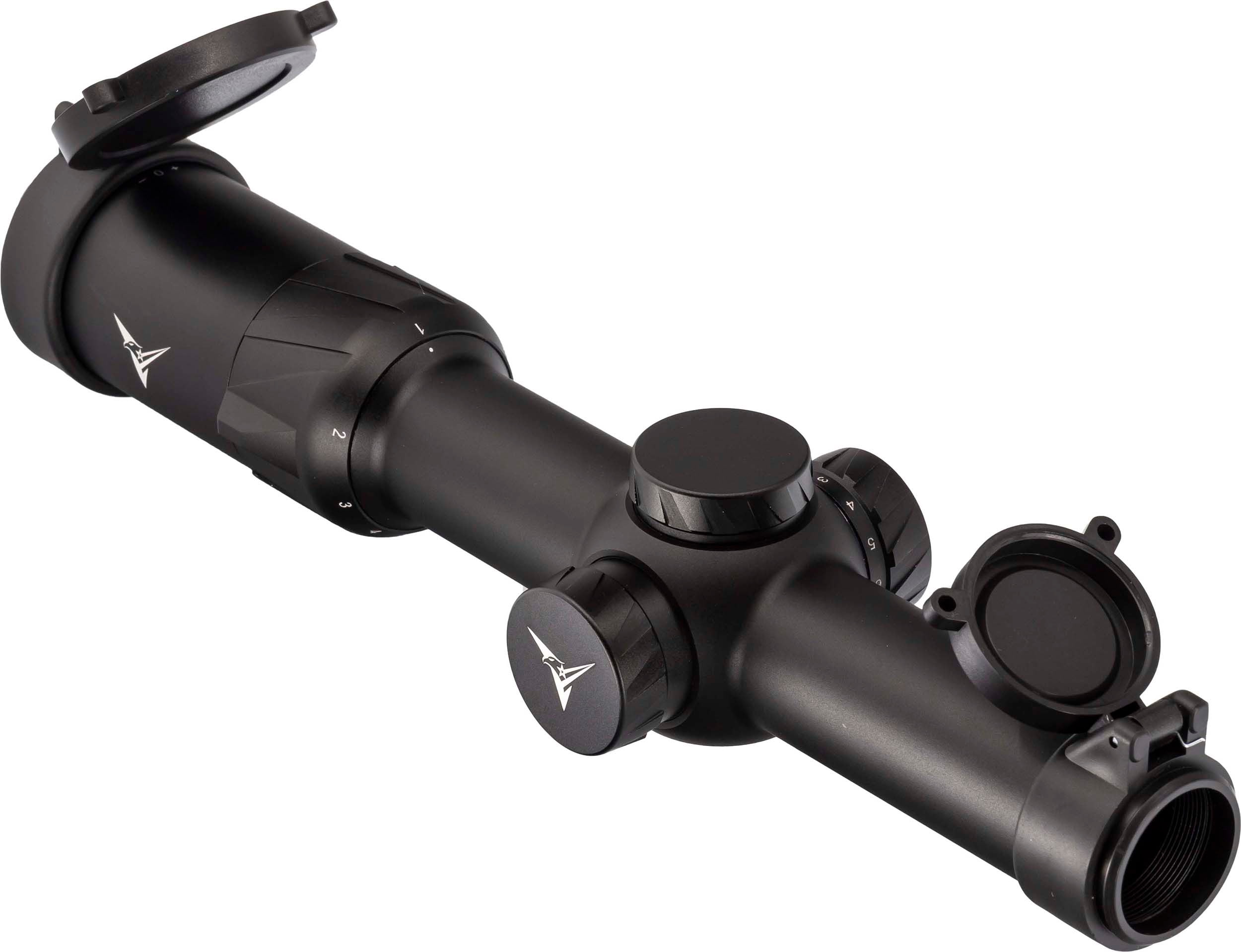 TRYBE Optics 1-6x24mm Rifle Scope, 30mm Tube, SFP, BDC Reticle, : TRORS1-6x24-BL