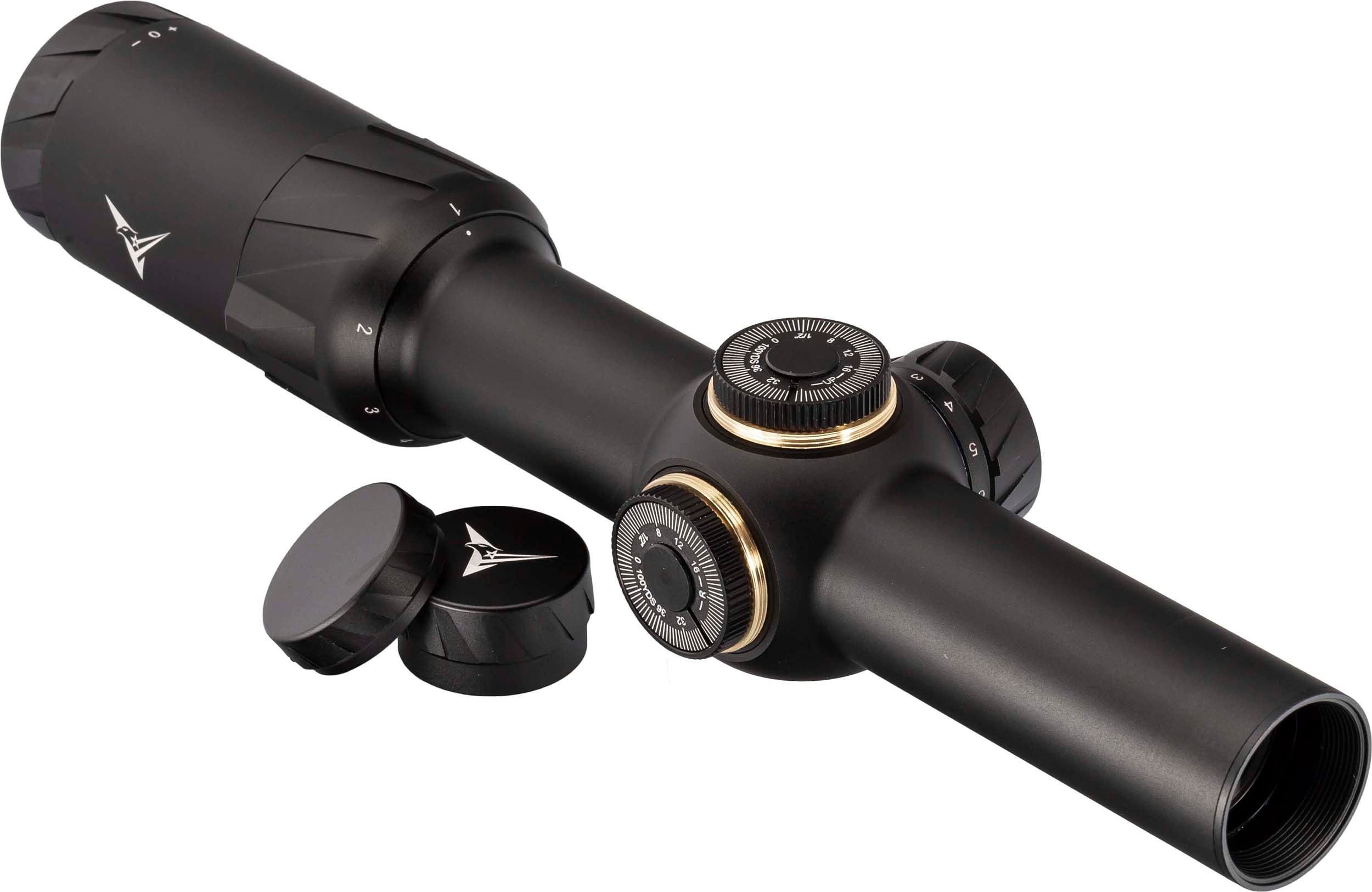 TRYBE Optics 1-6x24mm Rifle Scope, 30mm Tube, SFP, BDC Reticle, : TRORS1-6x24-BL