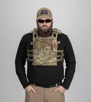 plate carrier sizing front view