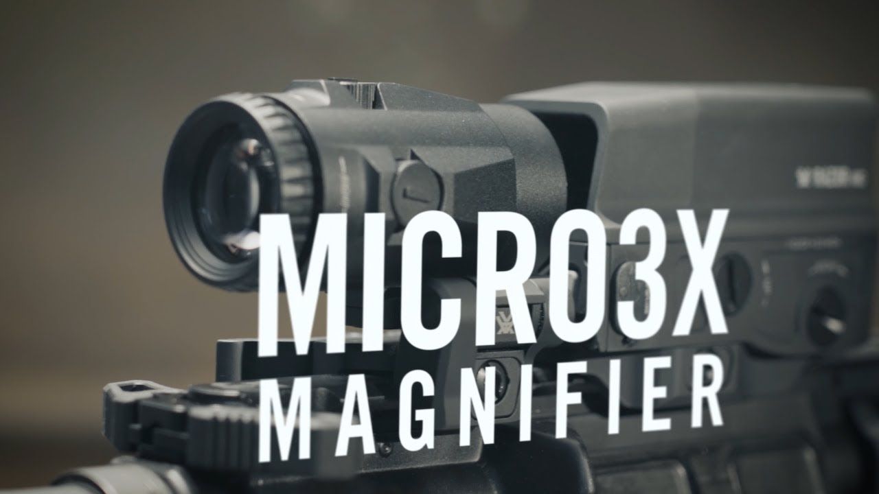 Vortex Micro 3x Magnifier, Black, V3XM