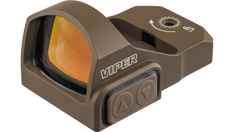 VORTEX OPMOD VIPER 1x24mm 6 MOA Red Dot Sight, FDE Reflex Red Dot: VRD ...