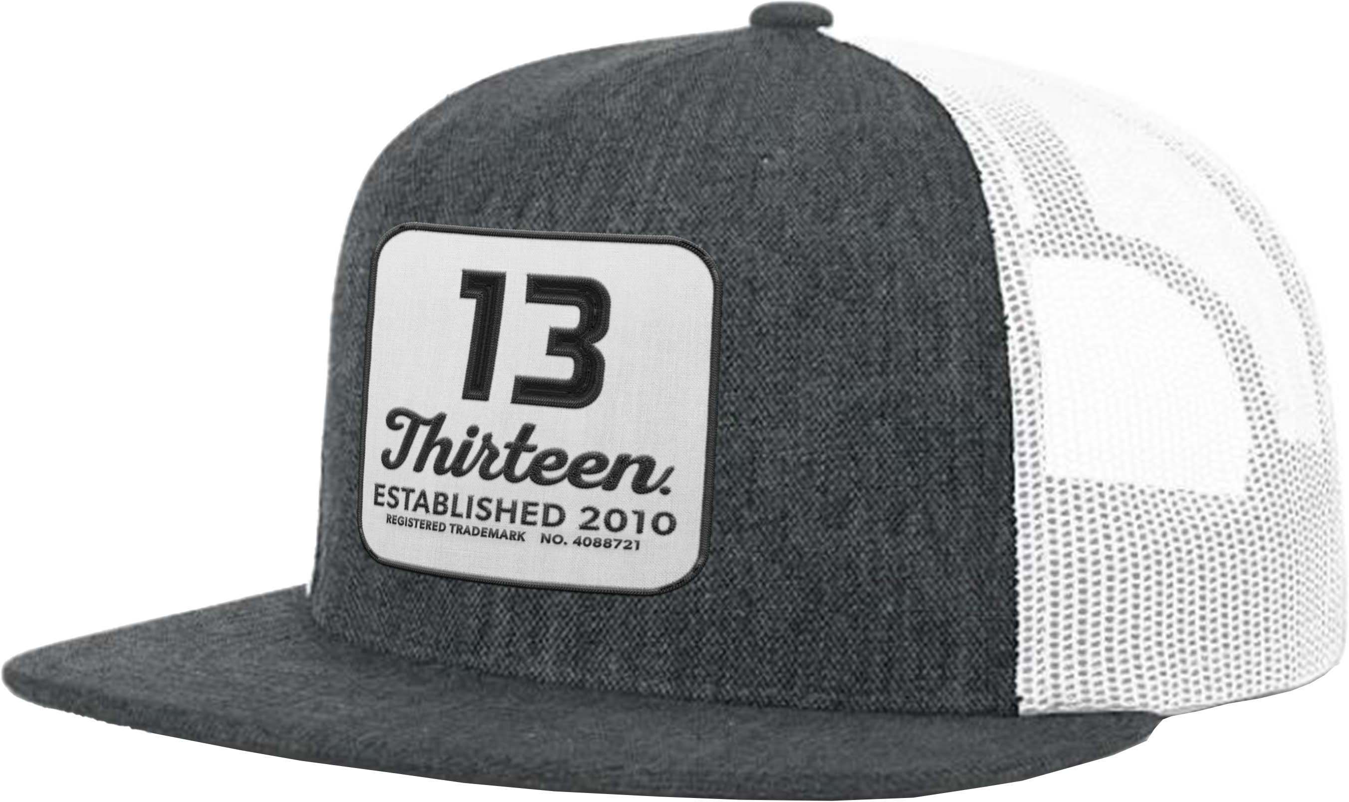 13 Fishing Silver Fox Flat Brim Snapback Hat - Men's