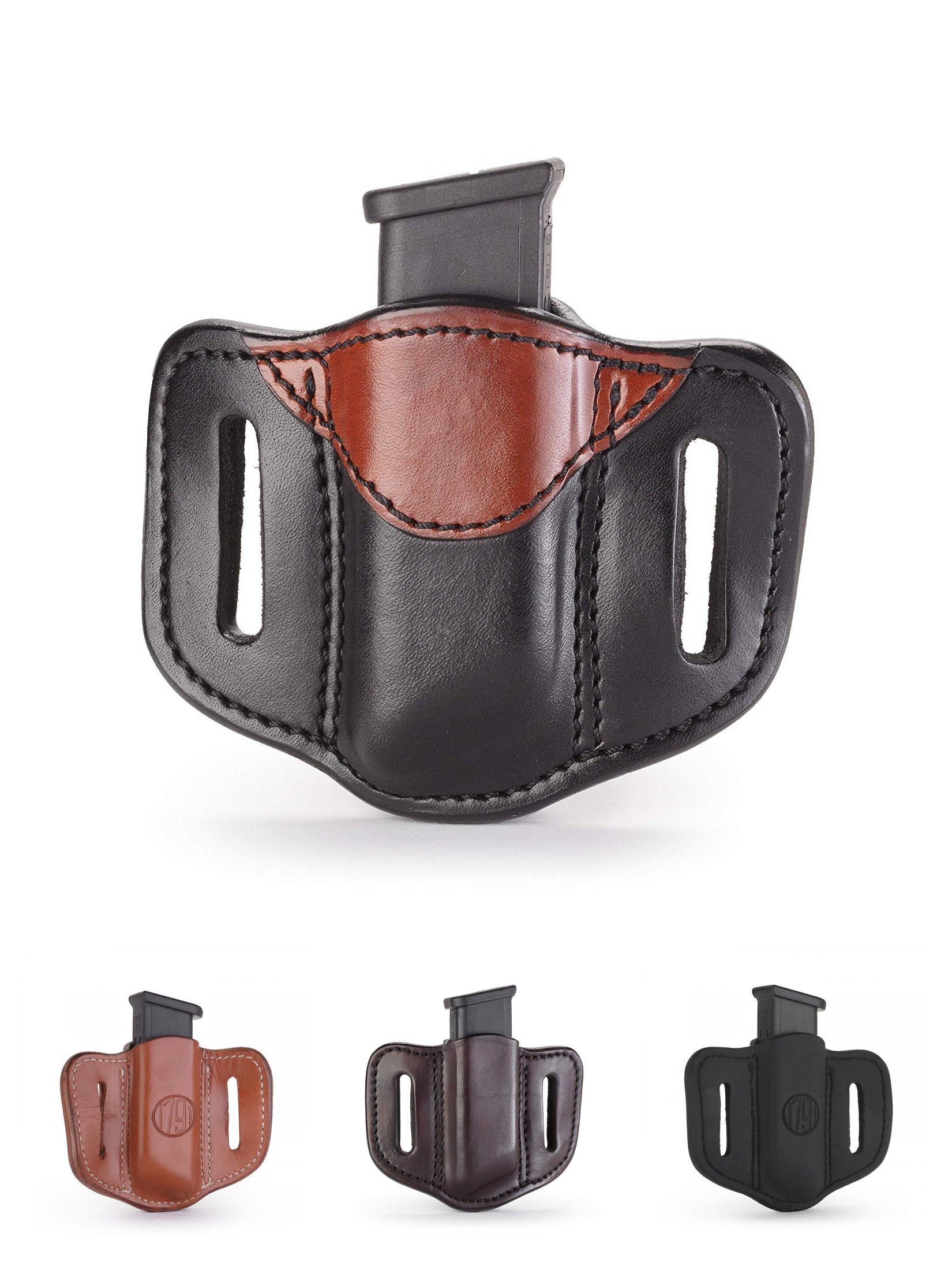MAG 2.1 - Double Mag Carrier Single Stack Mags - 1791 Gunleather