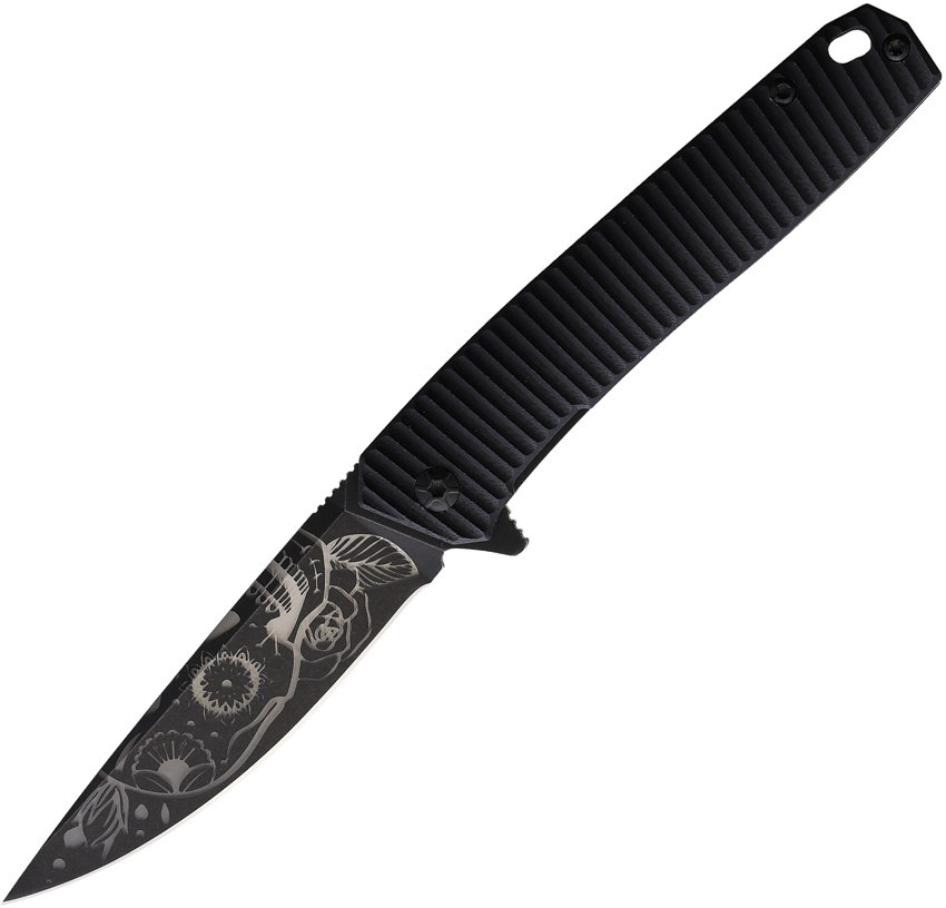 3V Gear Dia de los Muertos Linerlock