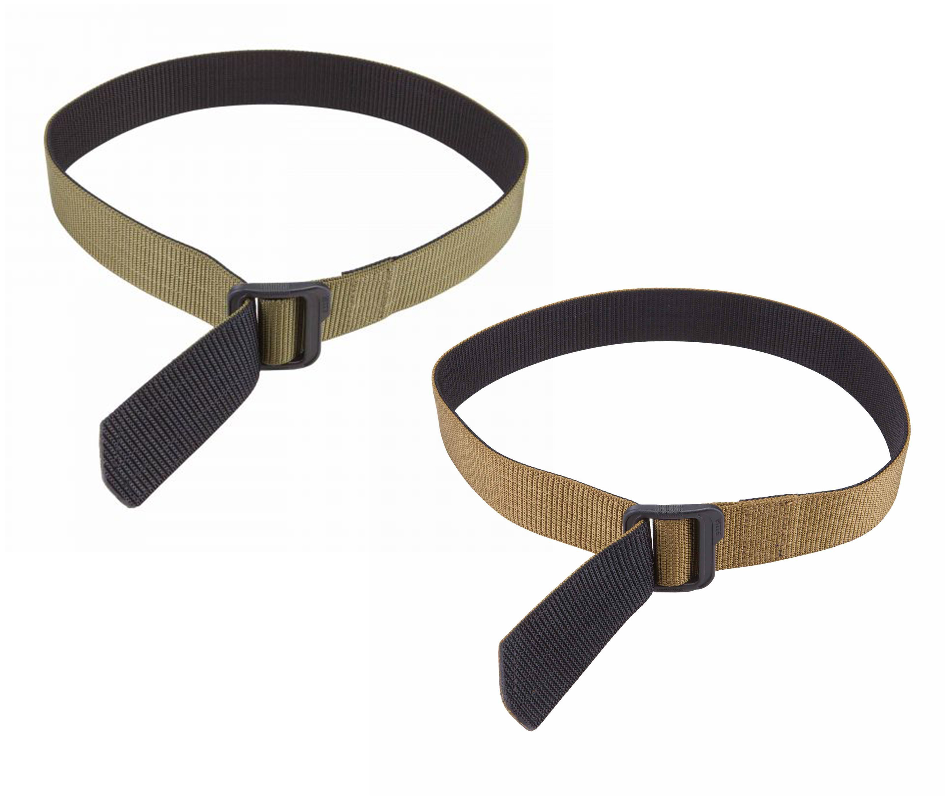5.11 Tactical Double Duty Reversible Belt 1.75" Men's XL TDU Green & Black 59567 