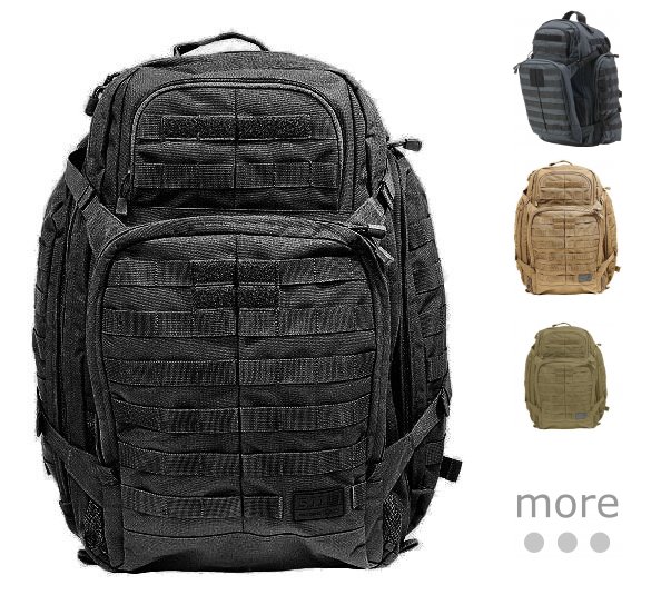 Black color; 5.11 Tactical Rush 72 backpack Military Hiking pack bag ! 