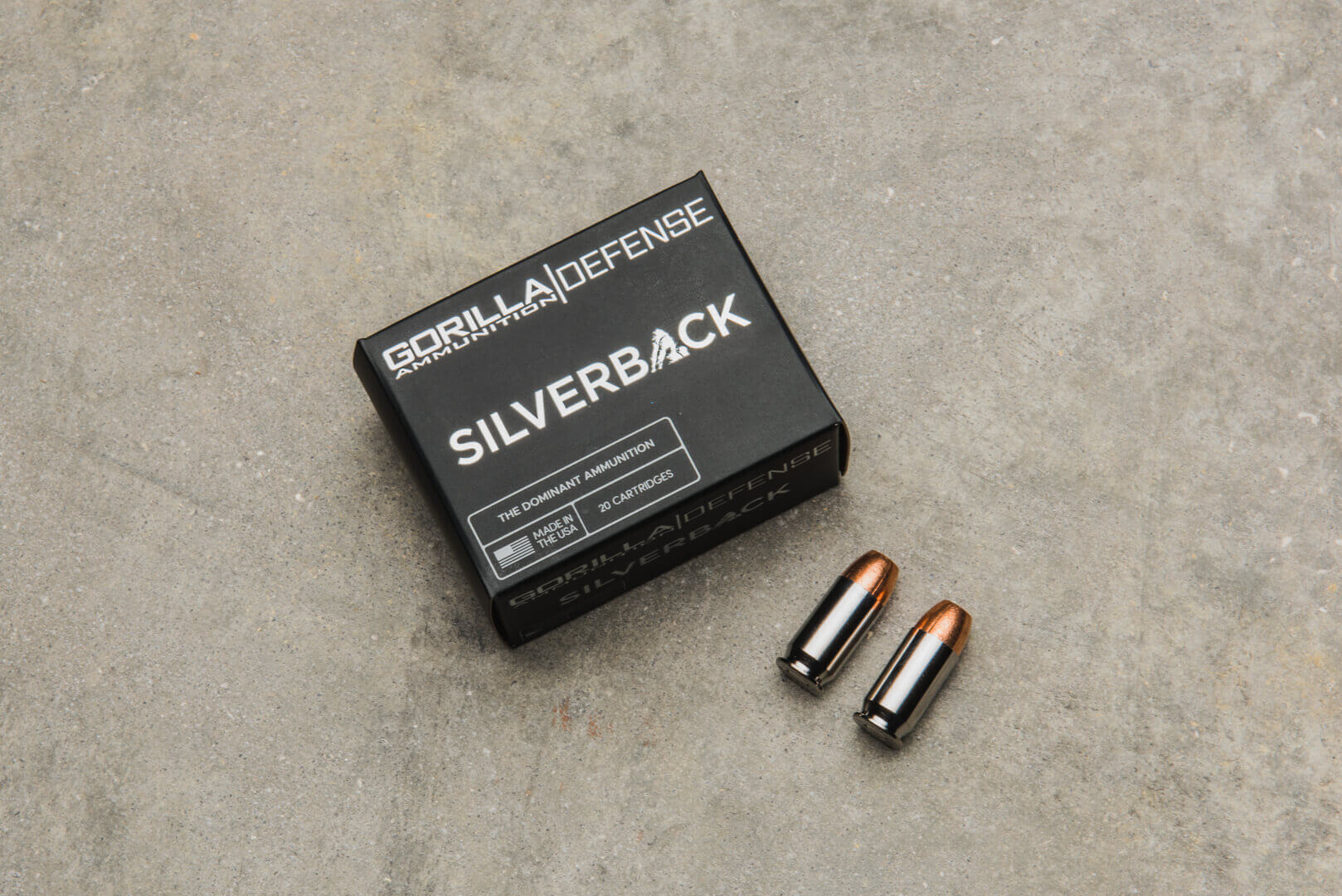 Gorilla Ammunition Gorilla Silverback .45 ACP 230 Grain Self Defense Brass Case Pistol Ammunition