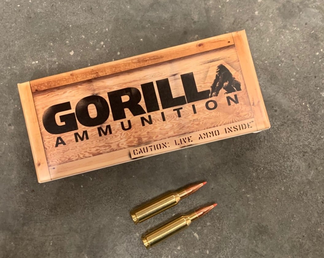 Gorilla Ammunition 6.5mm Creedmoor 100 Grain Hornady A-MAX Rifle Ammunition