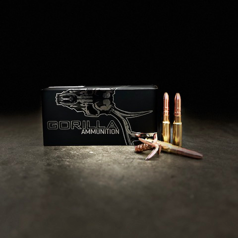 Gorilla Ammunition Pork Shredder 8.6 Blackout 342 Grain Solid Copper Brass Case Rifle Ammunition