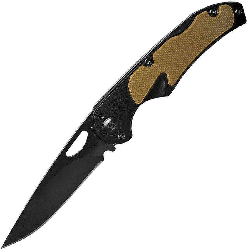 ABKT Tac Mark II Lockback Tan Folding Knife