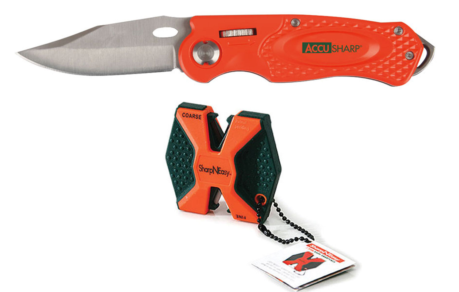 Accusharp 2Step Knife Sharpener/Sport Knife Combo