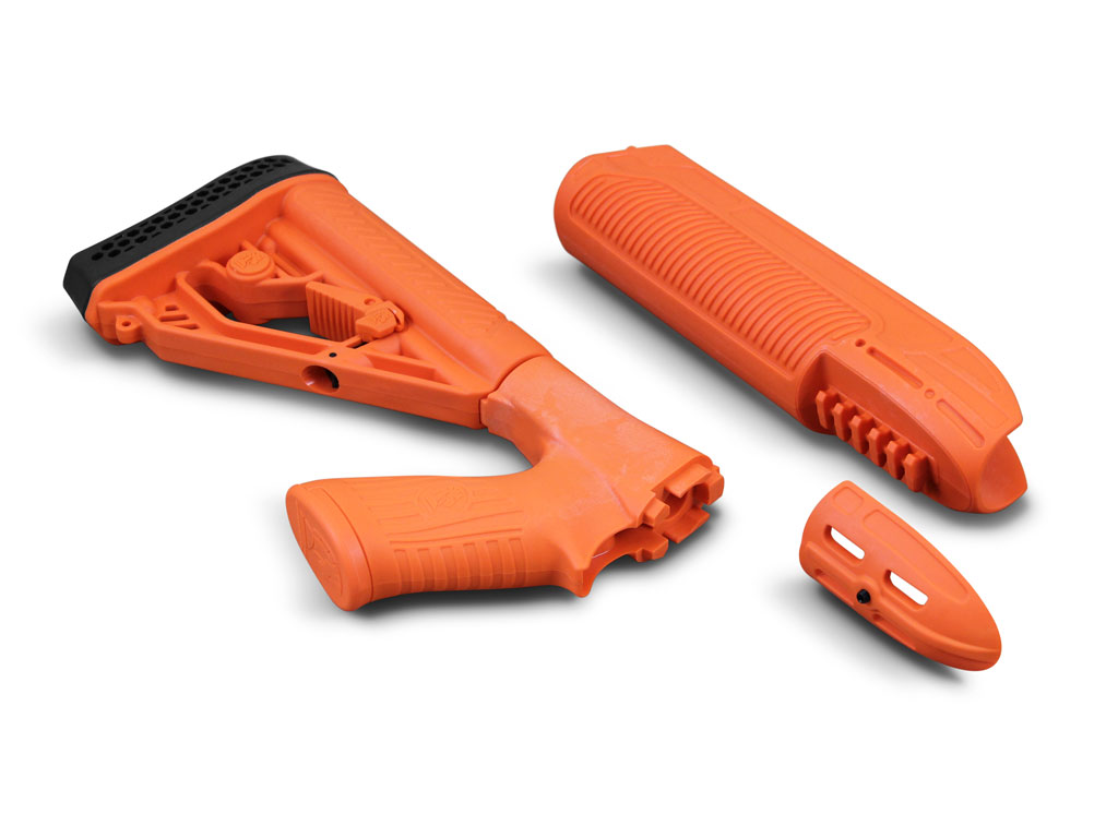 Adaptive Tactical EX Stock & Forend - Rem 870, 12g - Less Lethal Orange