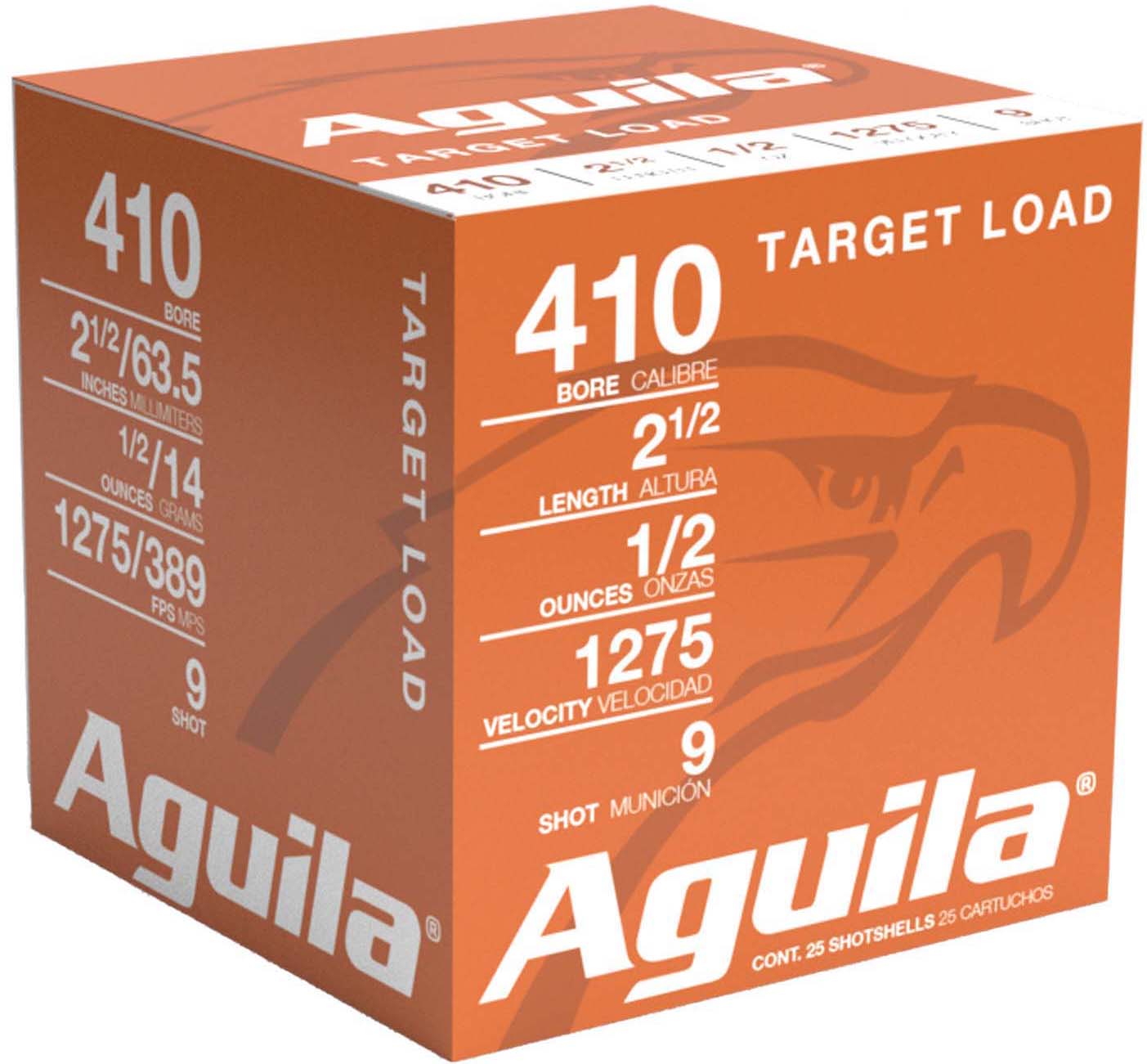 Aguila Ammunition Sub-Gauge 410 Gauge 2.50'' 1/2 Oz 9 Shot Shotgun Ammunition