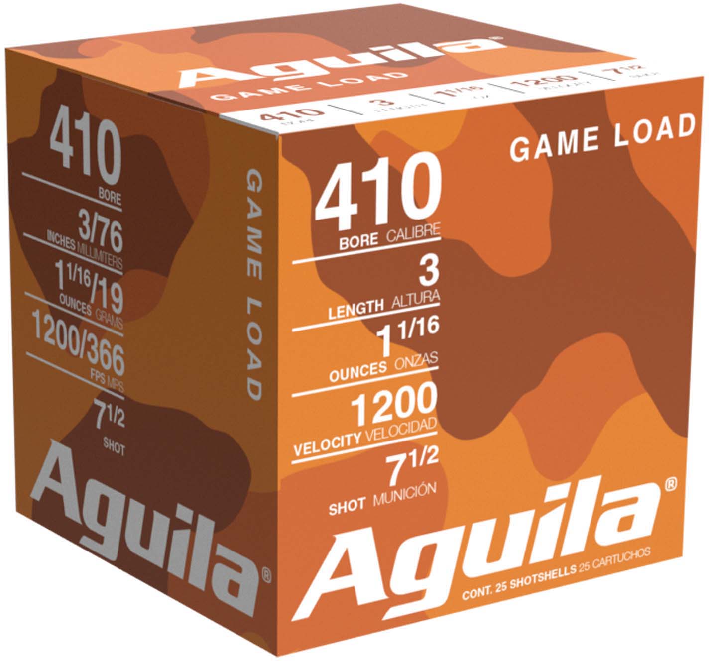 Aguila Ammunition Sub-Gauge .410 Gauge 11/16 oz 3'' 7.5 Shot Shotgun Ammunition