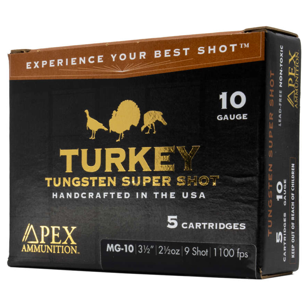 Apex Ammunition Turkey TSS 10 Gauge 2-1/2 oz 3 1/2 in Shotgun Ammunition