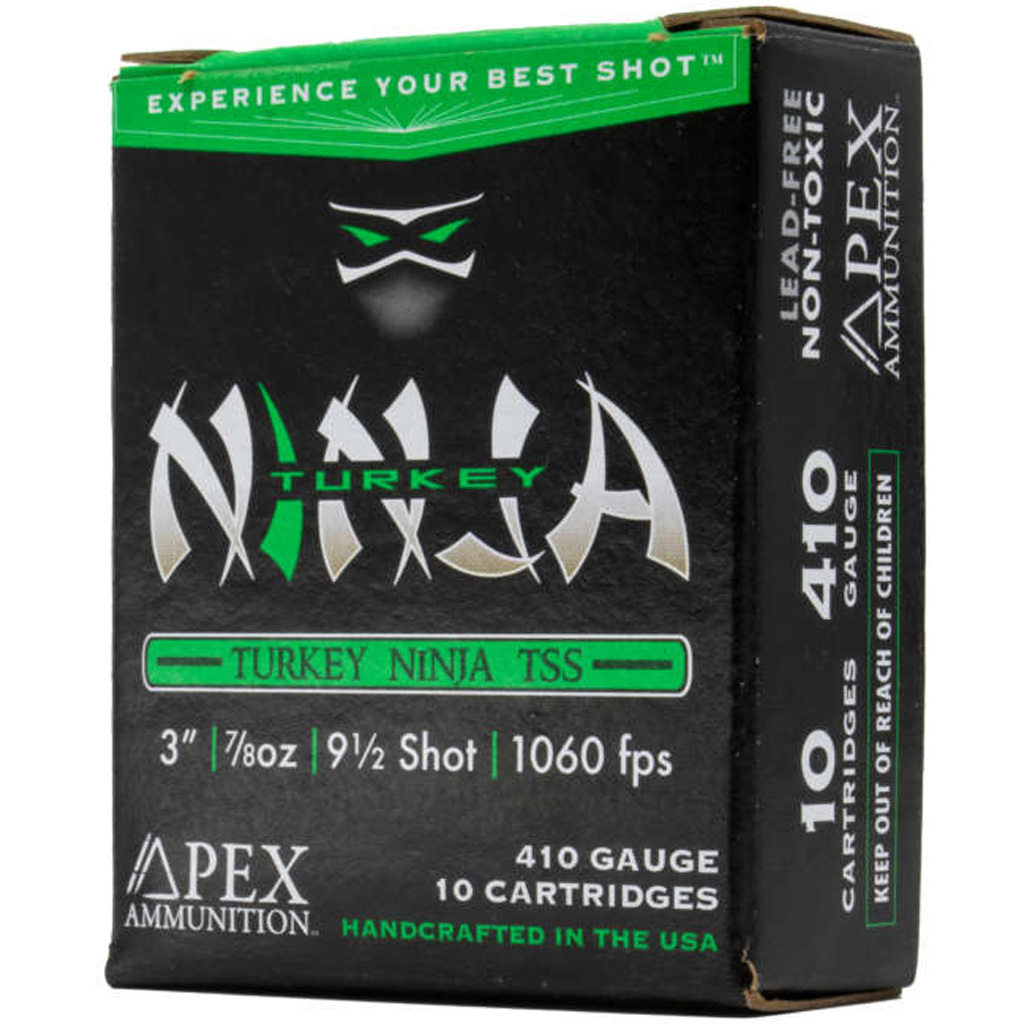 Apex Ammunition Turkey Ninja TSS .410 Gauge 7/8 oz 3'' 9.5 Shot Shotgun Ammunition