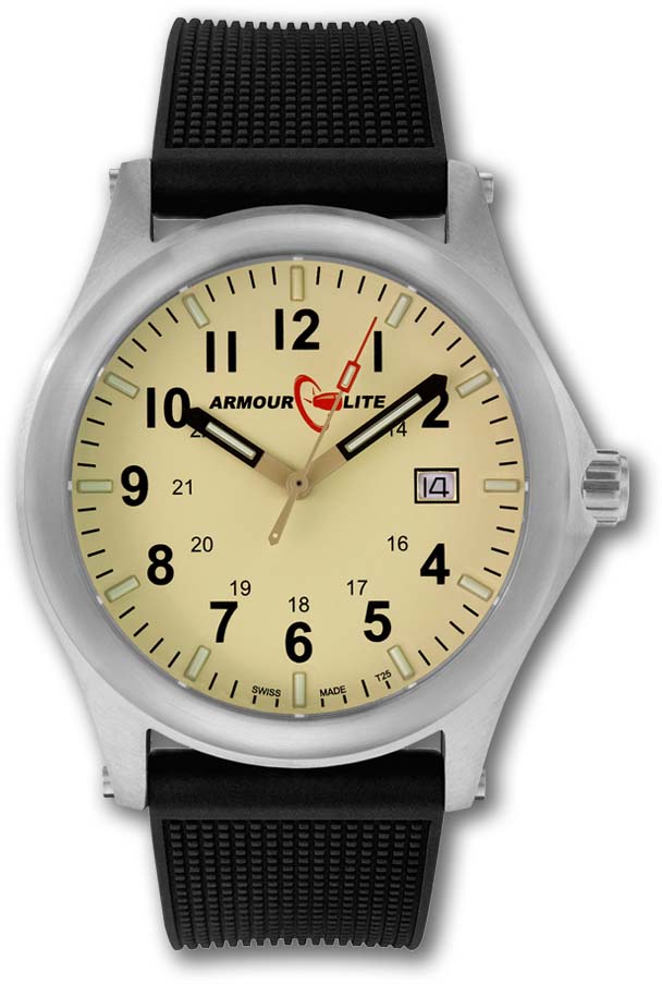 Armourlite shatterproof tritium hot sale field watch