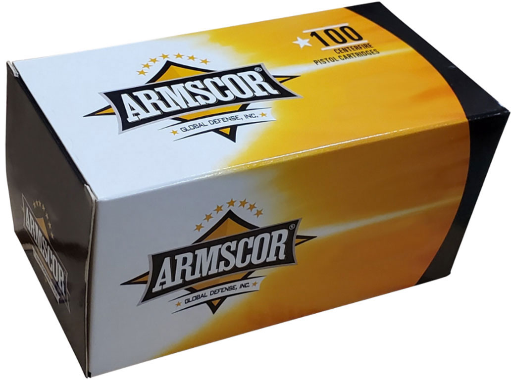 Armscor Precision Inc .380ACP 95 Grain FMJ Value Pack Brass Cased Pistol Ammunition