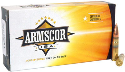 Armscor Precision Inc USA .300 AAC Blackout 220 Grain Hollow Point Boat Tail Brass Cased Rifle Ammunition