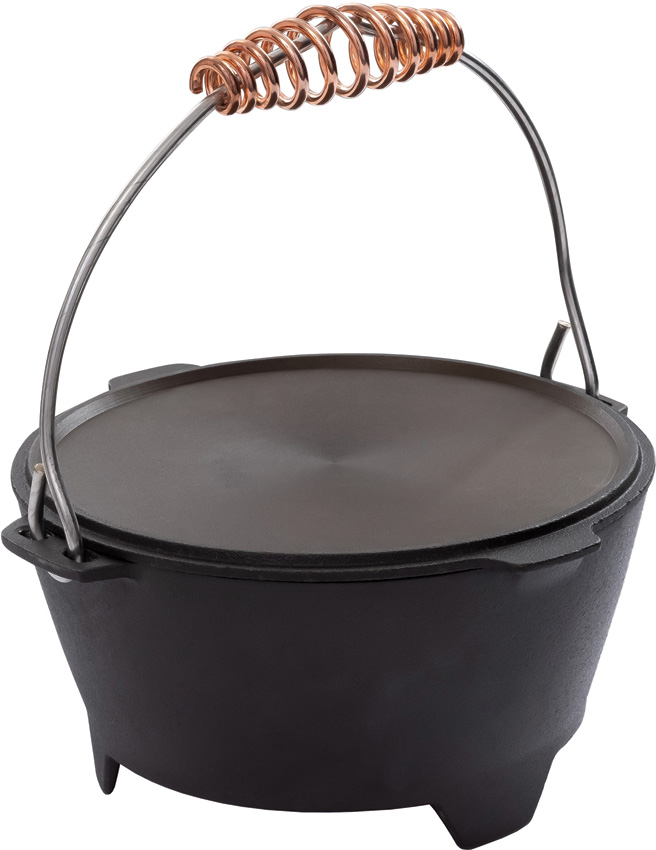 Barebones Polished Cast Iron Dutch Oven - 4qt