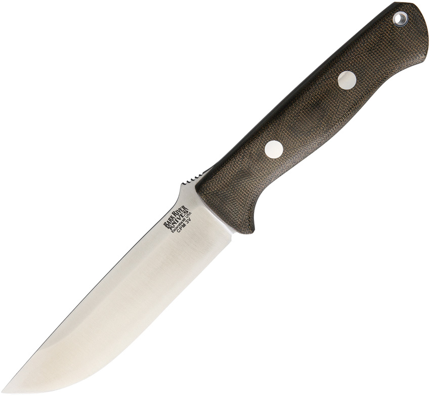Bark River Bravo 1.25 LT 3V Green Fixed Blade Knife | 18% Off w