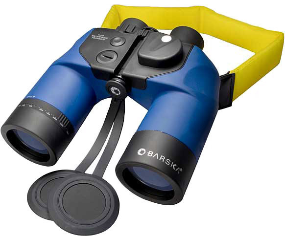 marine binoculars with compass and rangefinder