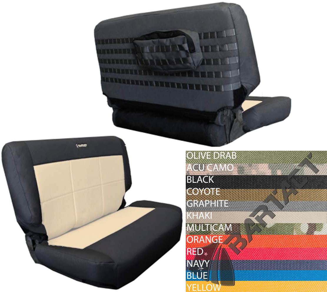 Bartact Jeep TJ Seat Covers Rear Bench 1997-2002 Wrangler TJ | Up to 28%  Off w/ Free Shipping and Handling