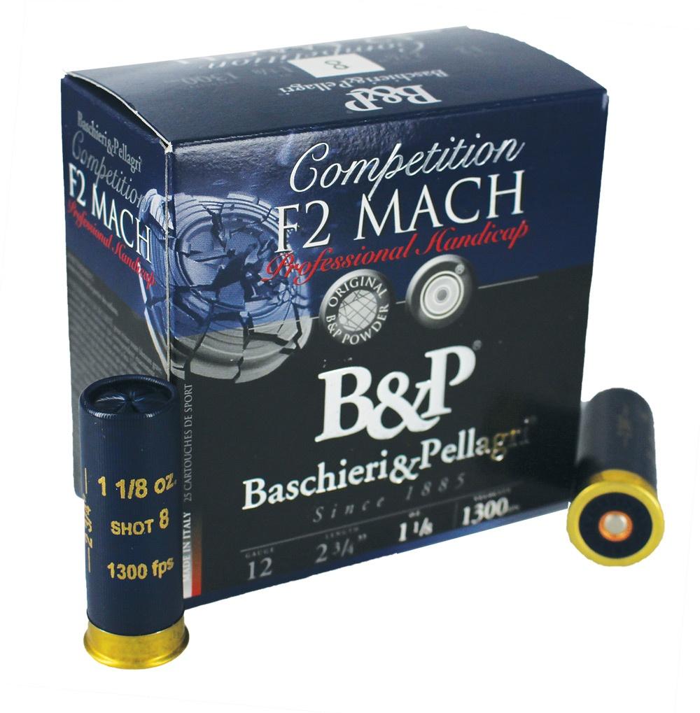 Baschieri & Pellagri Professional Handicap Shotshells- 12 ga 2-3/4 In 7/8 oz Size 7.5 1365 fps