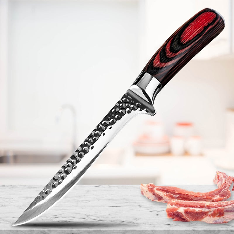 Battling Blades Butcher Boning Fish Meat Cutting Fruit Chef Knife