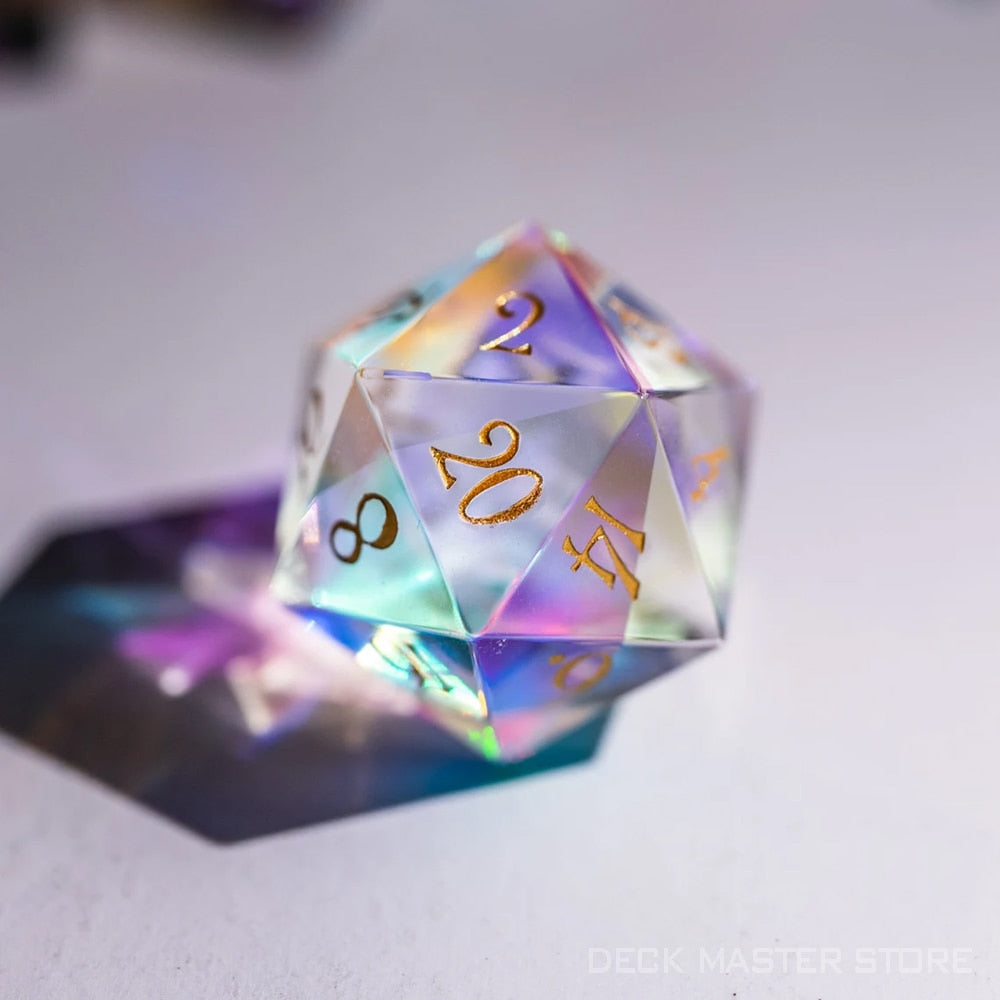 Battling Blades Dichroic Polyhedral Dice Set - Dungeons And Dragons 4ECCCC9D