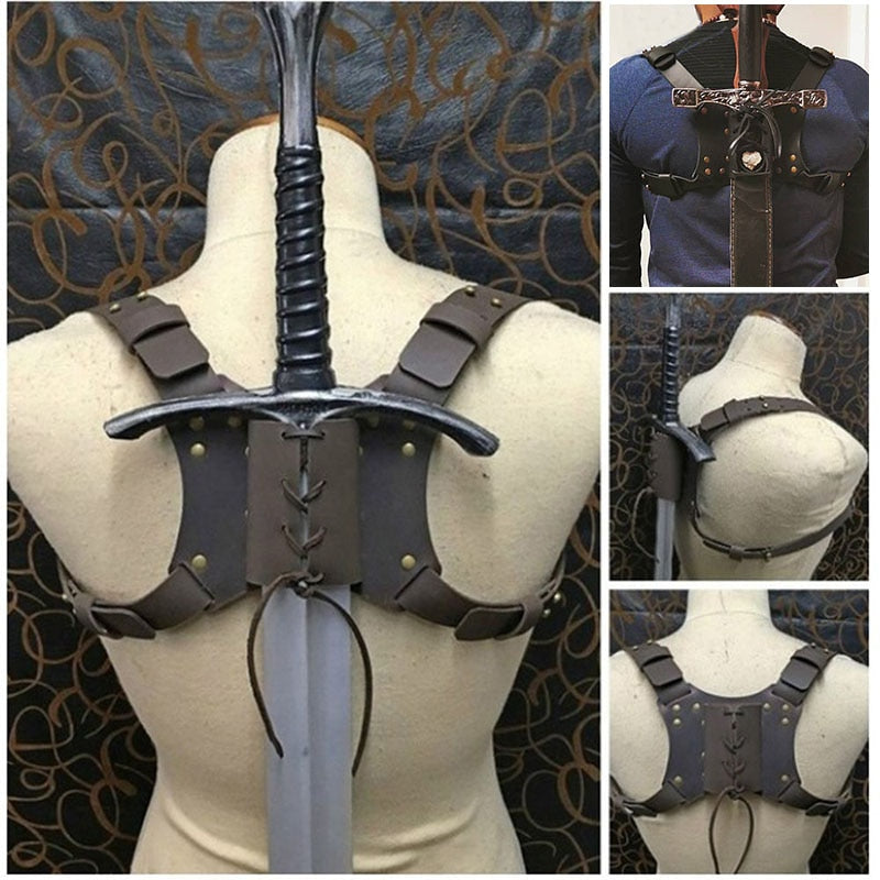 Battling Blades Medieval Scabbard Gothic Rapier Holder Hanger Leather Katana Sword