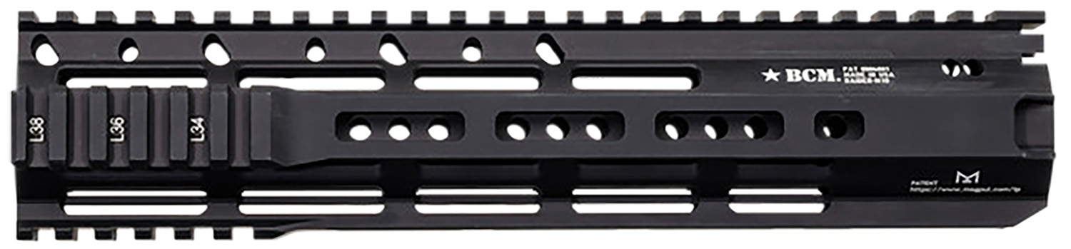 BCM RAIDERM13556BLK RAIDER-M13 Rail Black Anodized 13.00" M-LOK Free-Floating S