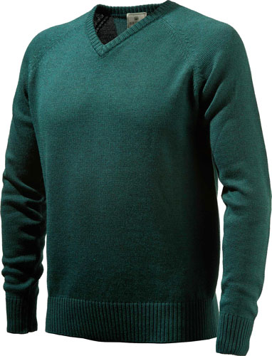 dark green sweater